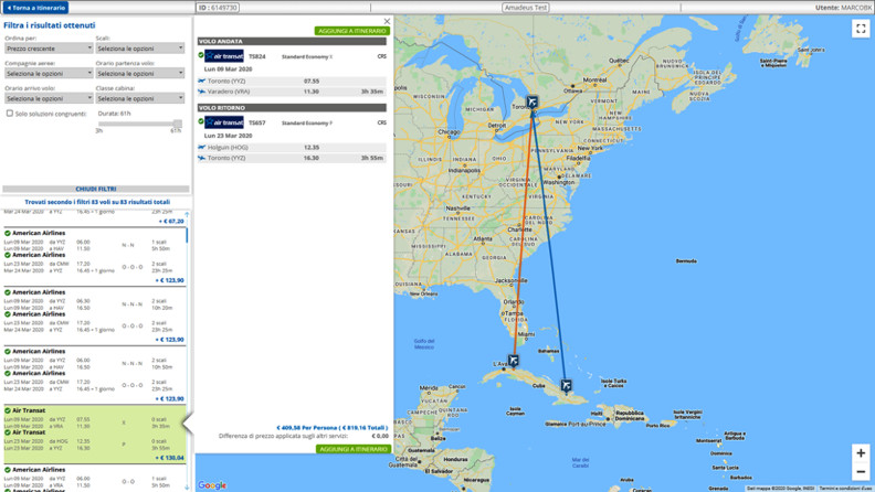 Travel Architect - Selezione Voli